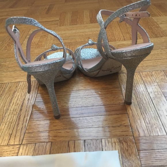 Kate spade glitter sandals 7M worn once Florence - Picture 9 of 9